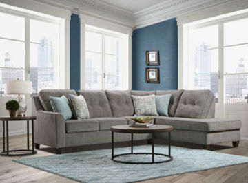 Picture of Two Piece Surge Smoke Sectional