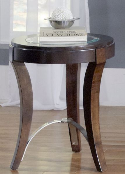 Picture of DARK TRUFFLE CHAIRSIDE TABLE