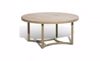Picture of ALTA ROUND TRAVERTINE COCKTAIL TABLE