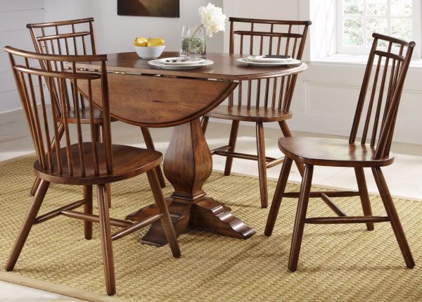 Picture of DROPLEAF TABLE W/ 4 SIDE CHAIRS, CREATIONS II