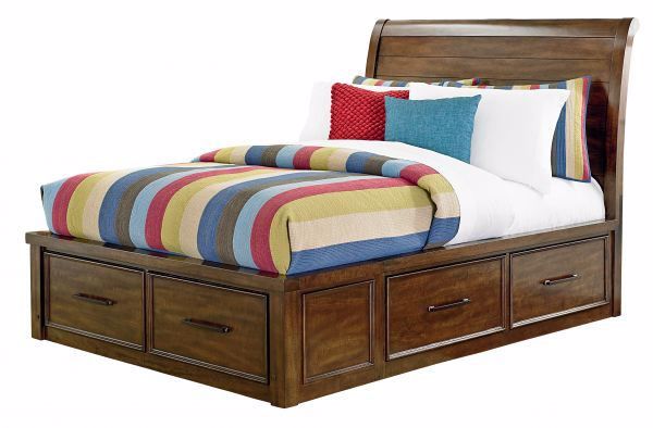 Picture of CAMERON TWIN SLEIGH STORAGE BED