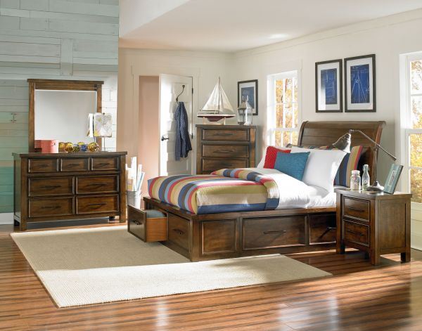 CAMERON TWIN SLEIGH STORAGE BED