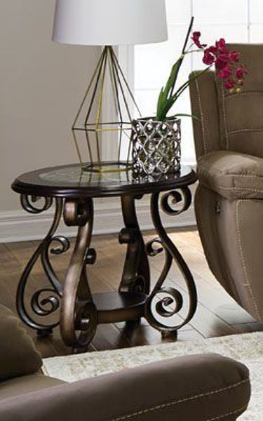 Picture of BOMBAY ROUND END TABLE