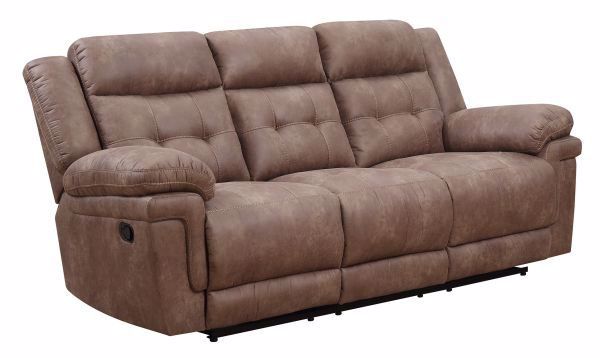 Picture of ANASTASIA COCOA RECLINING SOFA