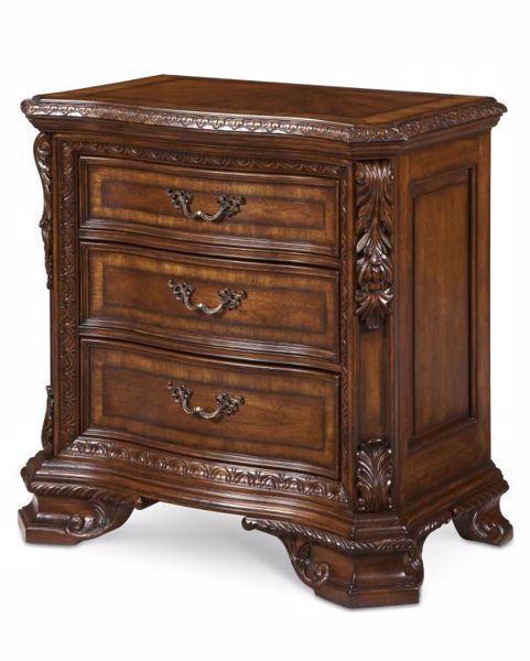 Picture of OLD WORLD BEDSIDE CHEST