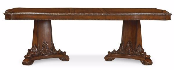 Picture of OLD WORLD DOUBLE PEDESTAL DINING TABLE