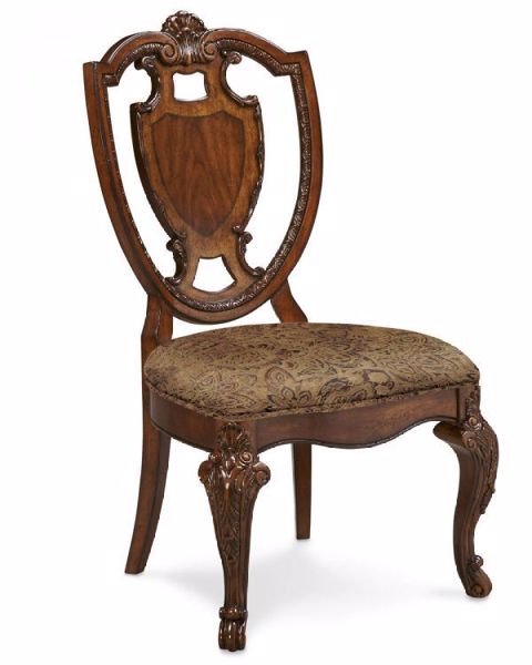 Picture of OLD WORLD SHIELD BACK SIDE CHAIR
