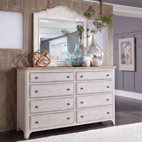 FARMHOUSE DRESSER & MIRROR