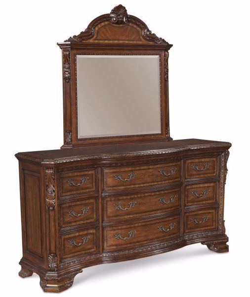 Picture of OLD WORLD DRESSER & MIRROR