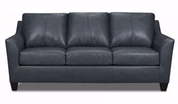 Picture of Shale Leather Match Sofa
