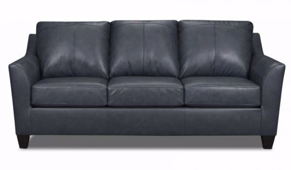 Picture of Shale Leather Match Sofa