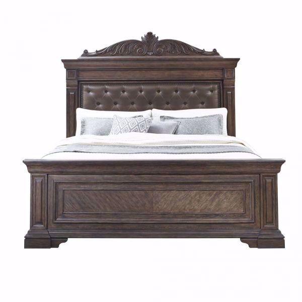 Picture of BEDFORD HEIGHTS KING UPHOLSTERED PANEL BED