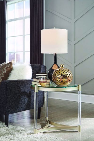 Picture of SILAS ROUND END TABLE