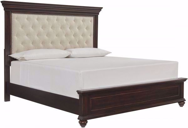 Picture of BRYNHURST QUEEN UPHOLSTERED PANEL BED