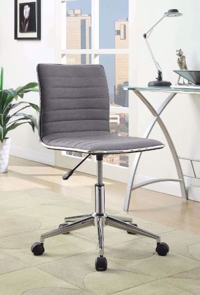 Picture of GRAY & CHROME OFFICE CHAIR