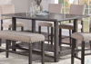 Picture of AUBURN CHARCOAL COUNTER HEIGHT BENCH
