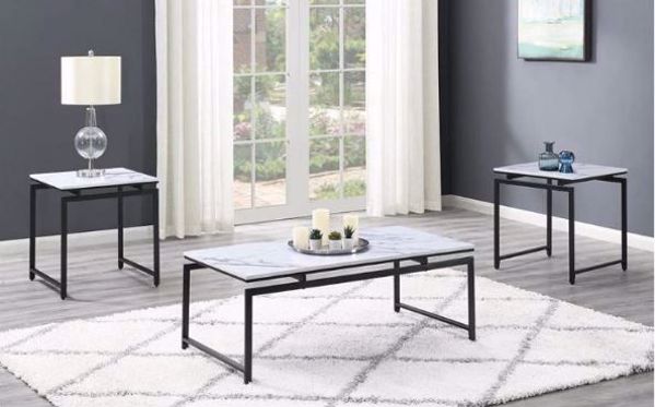 Picture of WHITE STONE 3-PC. OCCASIONAL SET
