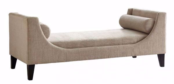 Picture of BEIGE ACCENT SETTEE