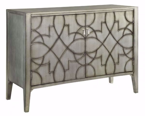 Picture of CARVED DOORS ACCENT CABINET
