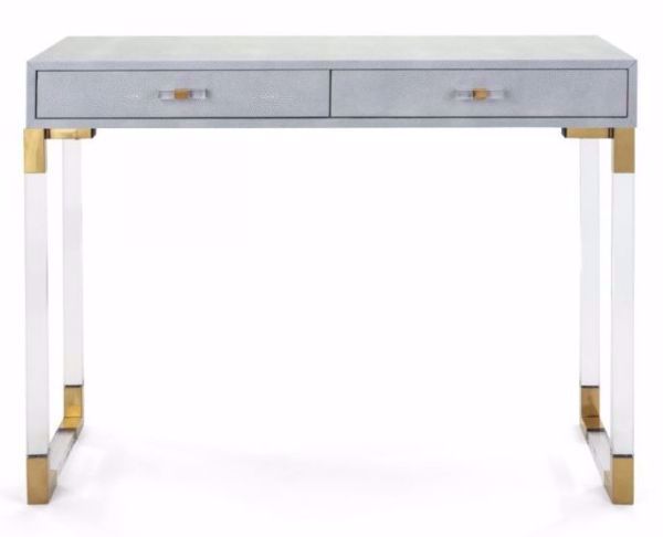 Picture of MISTY SHAGREEN CONSOLE TABLE