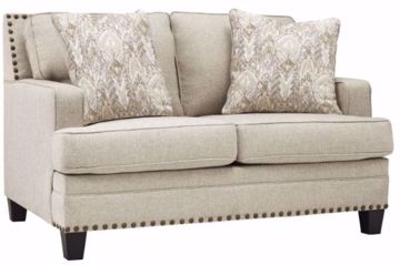 Picture of CLAREDON LINEN LOVESEAT