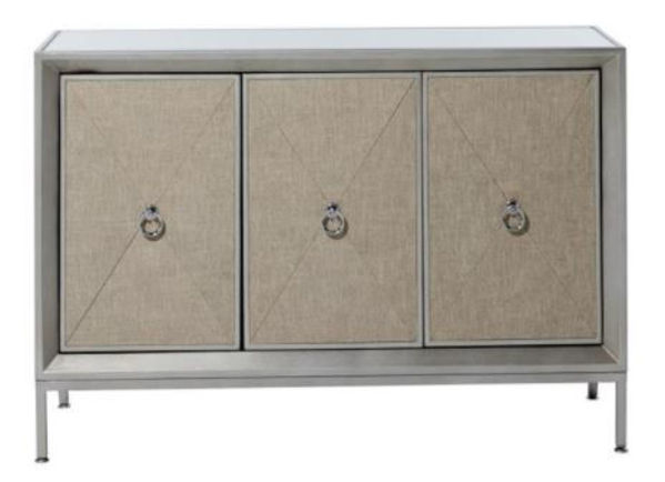 Picture of MIRROR/FABRIC ACCENT CHEST