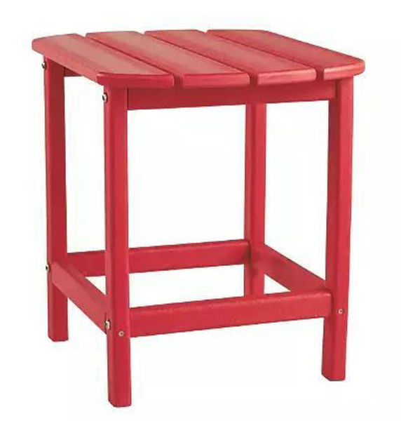Picture of SUNDOWN TREASURE END TABLE RED