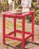Picture of SUNDOWN TREASURE END TABLE RED