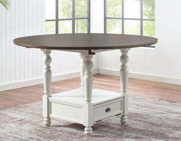 Picture of JOANNA COUNTER HEIGHT TABLE WITH LAZY SUSAN