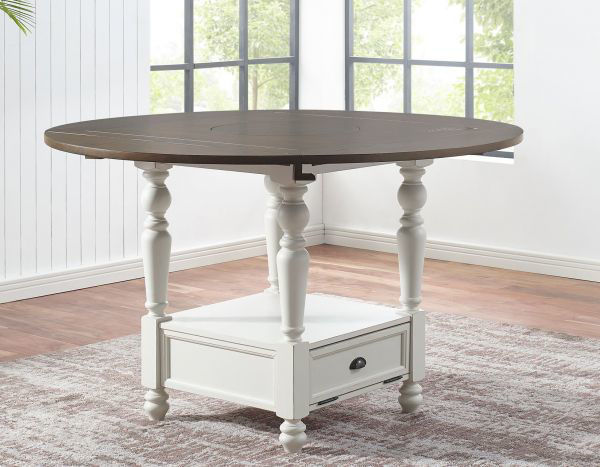 Picture of JOANNA COUNTER HEIGHT TABLE WITH LAZY SUSAN