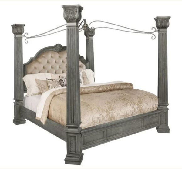 Picture of GRAND ISLE KING UPHOLSTERED CANOPY BED