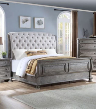 Picture of LAKEWAY KING UPHOLSTERED SLEIGH BED