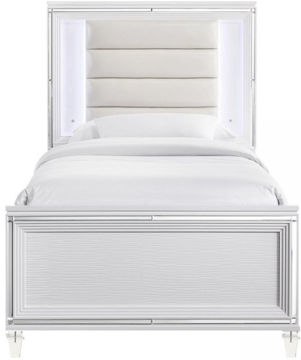 Picture of TWENTY NINE TWIN UPHOLSTERED PANEL BED