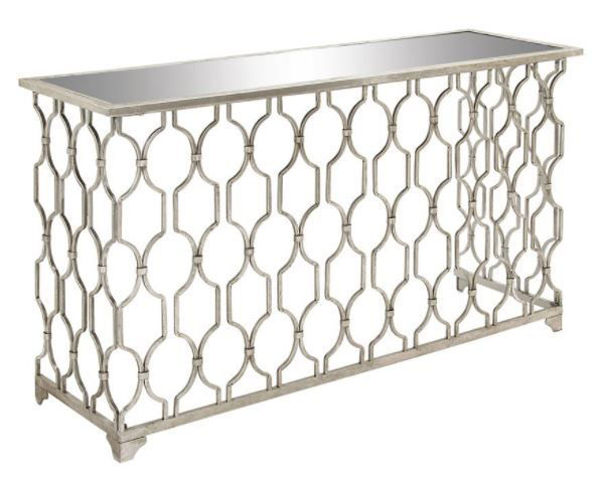 Picture of GEOMETRIC MIRROR CONSOLE TABLE