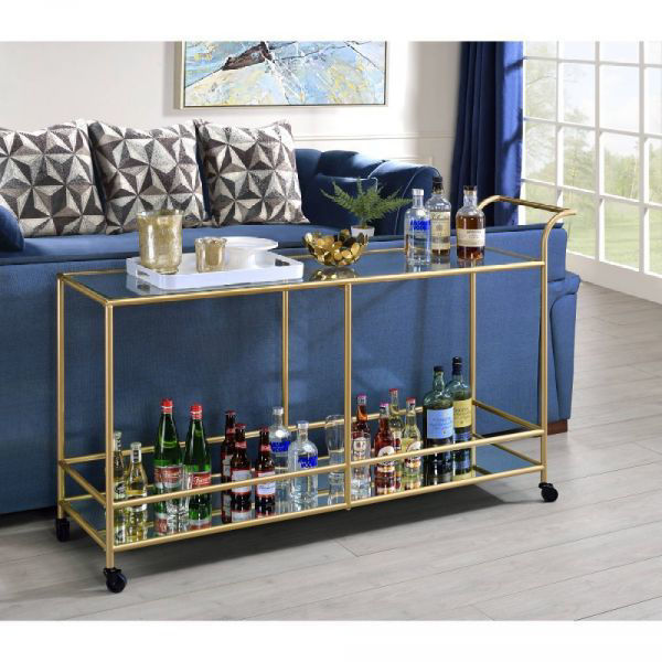 Picture of KENDA GLAM SERVING CART