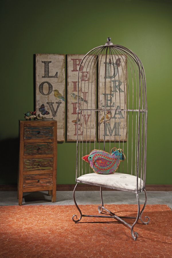 DORCHESTER BIRDCAGE ACCENT CHAIR