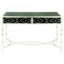 Picture of SILVER AND BLACK VANITY DESK
