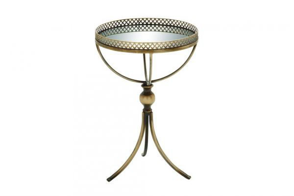 Picture of MIRROR AND BRASS TRAY TABLE