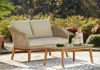 Picture of CRYSTAL CAVE LOVESEAT AND TABLE