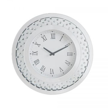 Picture of Lantana Mirrored Crystal Wall Clock