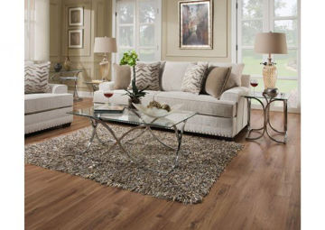 Picture of Chrome X Cocktail and End Tables 3 Piece Set
