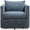 Picture of Charcoal Plush Swivel Chair