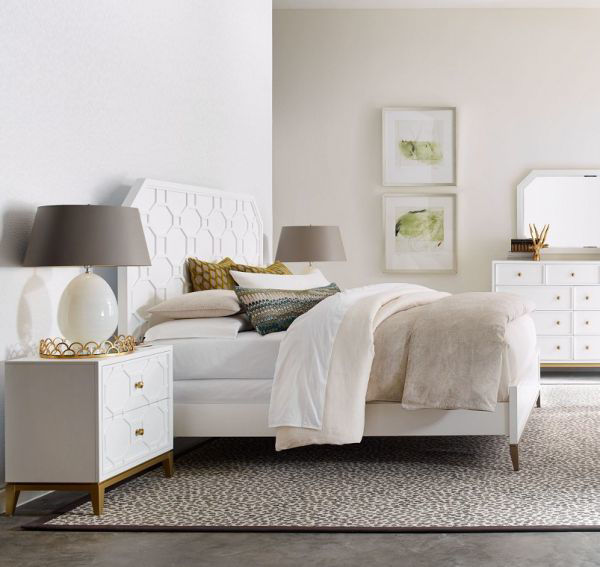 Picture of Chelsea Lattice Panel Queen Bed