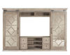Picture of Mirrored Entertainment Center with Piers