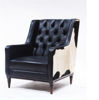 Picture of Chambers Leather and Hide Tufted Accent Chair