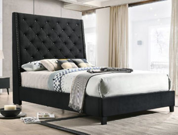 Picture of Chantilly Queen Velvet Bed