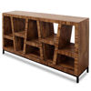 Picture of Walnut Finish Wood Bookcase