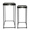 Picture of Black Metal Side Table Duo