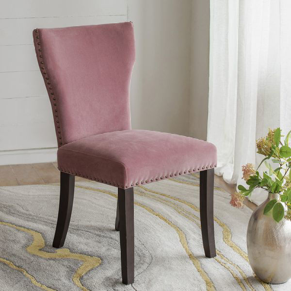Picture of Pink Nailhead Side Chair