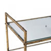 Picture of Gold Faux Bamboo Serving Cart